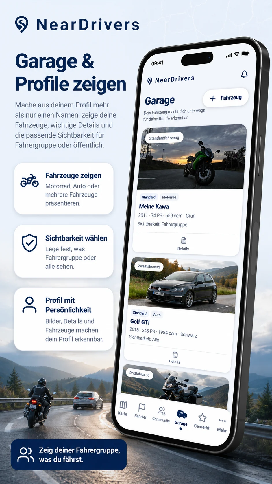 Garage und Profile